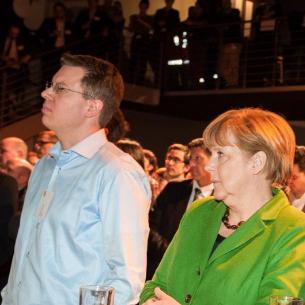 Frank Thelen, Dr. Angela Merkel, Philipp Roesler