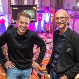 Frank Thelen and Tim Höttges CEO Telekom