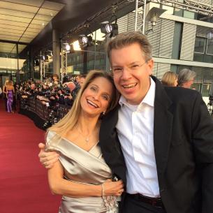 Frank Thelen and Dr. Nathalie Thelen-Sattler Deutscher Fernsehpreis 2015